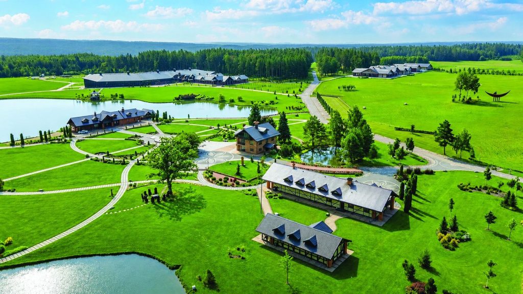 Royal Horse Resort teritorija iš viršaus